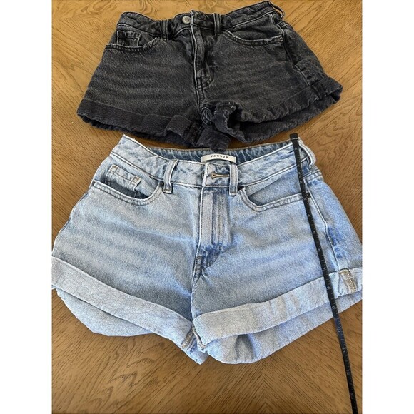 PacSun Shorts 3 Pair, Jean, Blue,black Size Small/XS - Picture 3 of 3